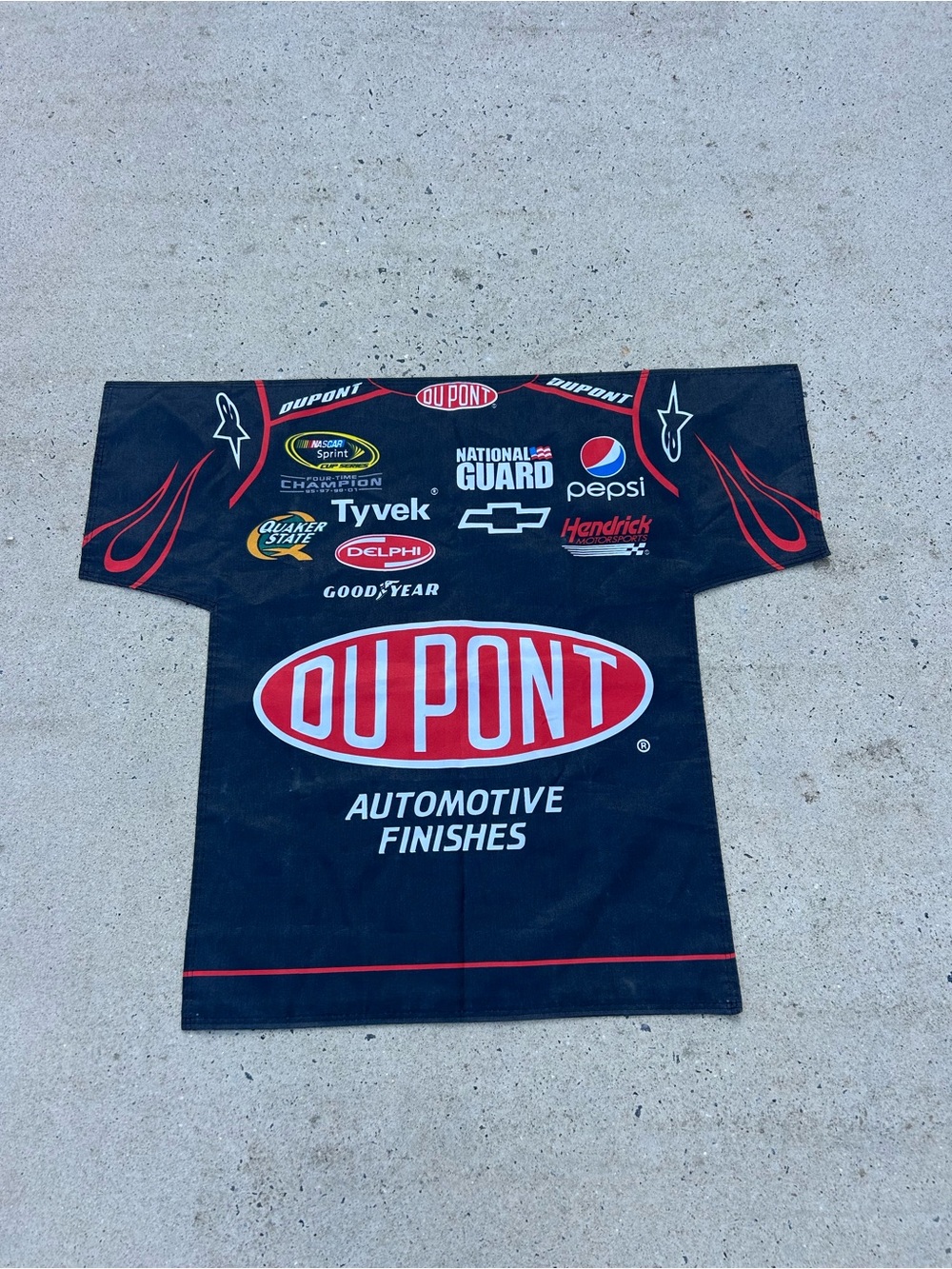 Vintage Y2K Jeff Gordon NASCAR Racing Flag